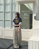 Tand 1980 Layered Cropped Short-Sleeved Knitwear