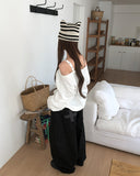 Liik Back Cross Studded Cotton Pants