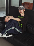 Film Lettering Oversized Short Sleeve T-shirt