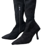 suede span kneehigh boots