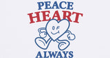 PEACE HEART Comics Short Sleeve Tee