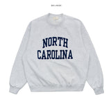 Carolina Lettering Brushed Sweatshirt