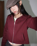 Honti Pastel U-Neck Round Crop Knit