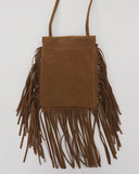 Keaton Bohemian Surgical Suede Cross Bag