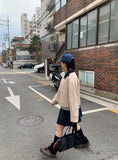 Henda Color Matching Collar Jacket