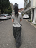 Bilo Frill Round Collar Short Sleeve T-Shirt