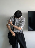 Neo stripe half knit