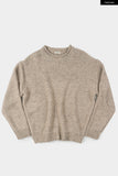 Reverse edge relaxed wool knit