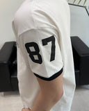 Tran 87 Emblem Ringer Short Sleeve T-shirt