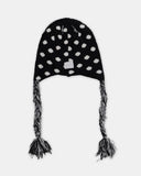 Madi Dot Earflaps Knit Beanie