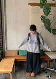 Deteam Banding Flower Quilted Balloon Pants