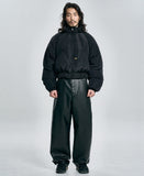 Paneled Down Short Jacket