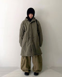 Pine Long Field Padded Hooded Jumper