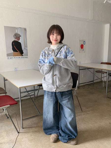 BAON (バオン) - メントニウォッシュ加工バルーンワイドデニムパンツ / Mentoni Washing Balloon Wide ...
