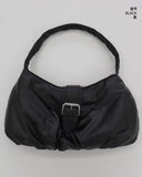 scarpy down buckle belt shoulder bag