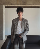 Todd Rib Knit Zip-up