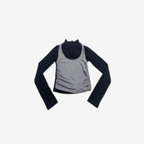 Ondina Halter Two-Tone T-Shirt