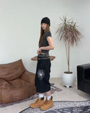 Radi camo sagging Bermuda denim pants