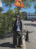 Luca over denim hoodie