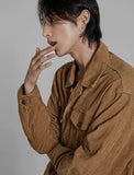 Ribbed Crop Corduroy Jacket