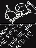 mmM Illustration Tattoo Brushed Hood Overfit