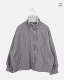 Drew Corduroy Color Matching Button String Overfit Long Sleeve Jumper