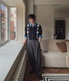 Julia Wrap Pintuck Over Slacks