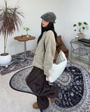 Alp Punching Knit Cardigan