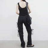 Limone strap button pants