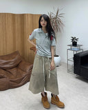 Veil Horse Emblem Collared Short Sleeve Tee