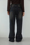 Line washed denim