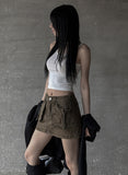 Ends Washing Cargo Skirt