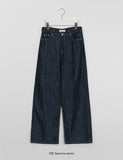 Altaver Summer Cool Raw Denim Wide Pants