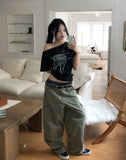 Feud Dyed Washed Cargo Pants