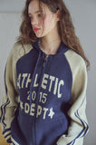 [2-WAY] Athletic Hood Knit Zip-Up