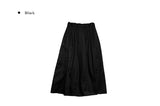Bran Pintuck Cotton Long Skirt
