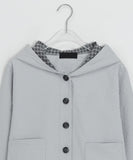 Ryukon Check Frill Short Jacket