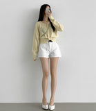 Luxurious Inner Clip Slacks Shorts