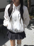 Colsin Shirring Cut Strap Windbreaker