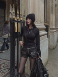 Villa Hand Washing Low Leather Shorts