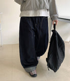 [unisex] Riove Raw Denim Wide Pants