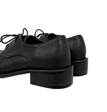 School Round Lace-up Loafers