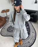 Berop D-ring Crop Zip-up
