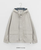 Canperry Check Cotton Hood Over Bomber Jacket