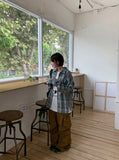 Bamine Check Shirt Jacket