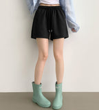 Rainy Season Heel 3cm Short Rain Boots