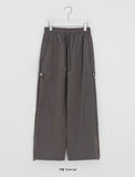 Dotine Pintuck Banding Wide Pants