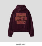 [Mink Fur] Lottery Velvet Corduroy Crop Hoodie