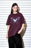 AubeA X-ray Butterfly Pigment T-shirt