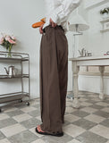 Noel Pintuck Ankle Adjust Slacks